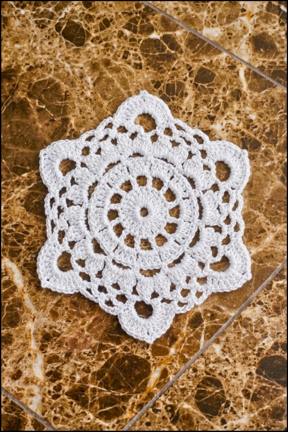 Crochet Star Square Pattern 5