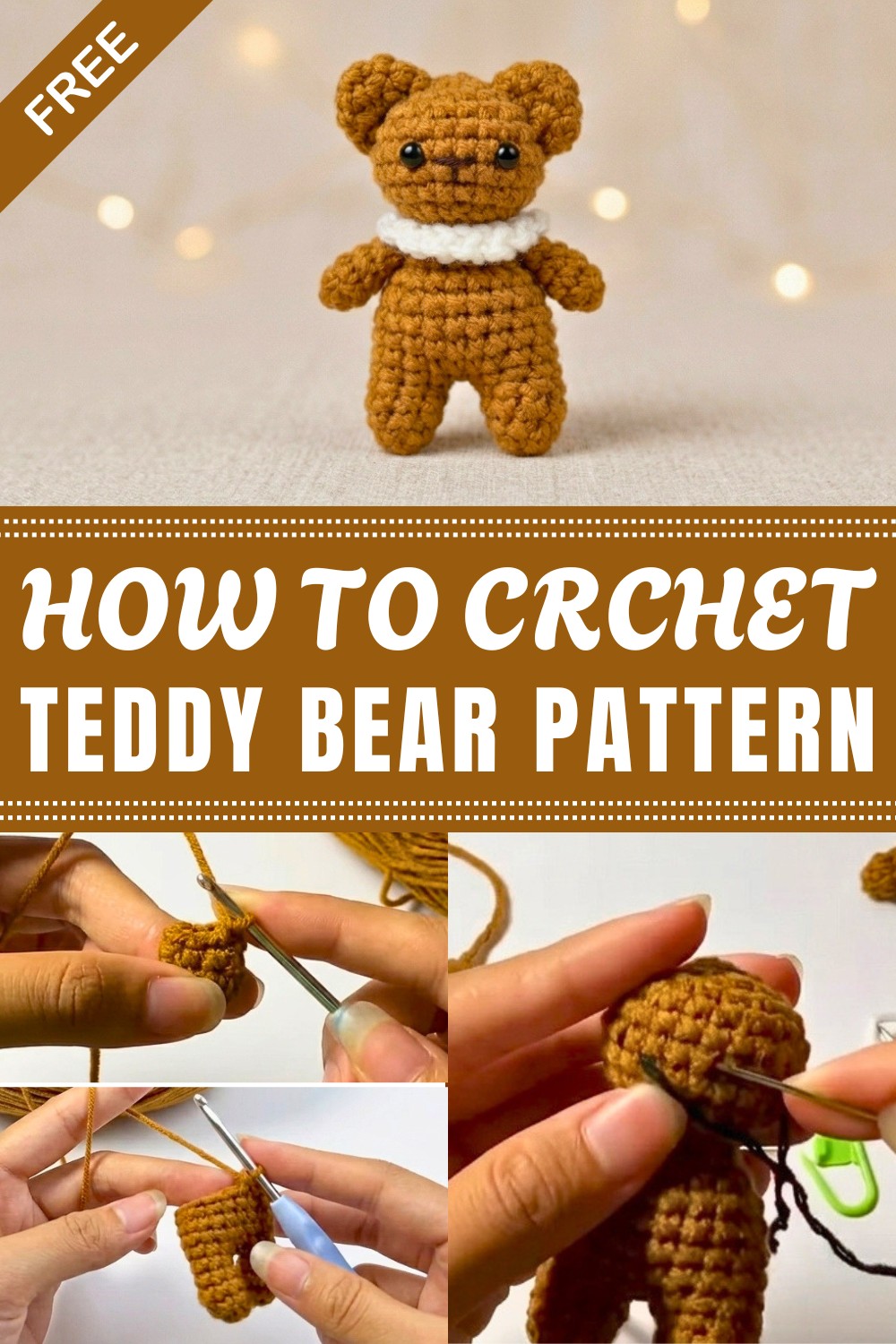 Crochet Teddy Bear Pattern
