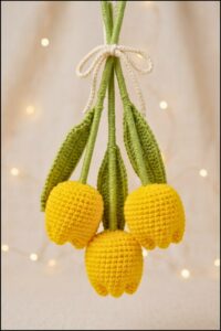 Crochet Tulip Flower Pattern 5