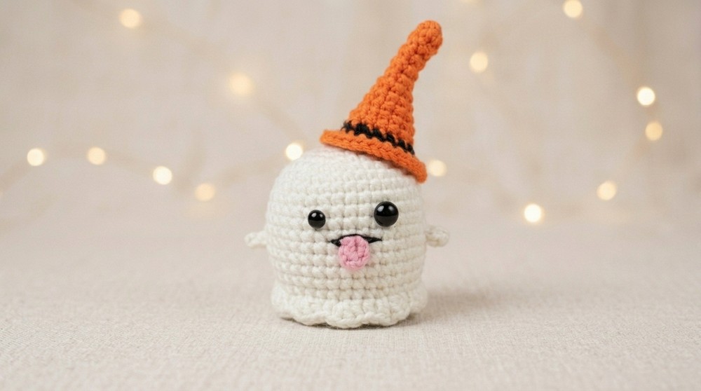 Crochet Halloween Ghost Pattern 4