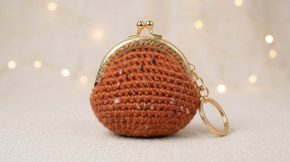 Crochet Circular Coin Purse Pattern 4