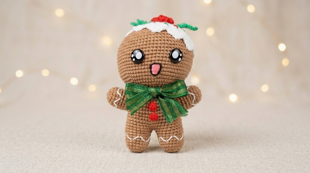 Crochet Gingerbread Man Pattern 4