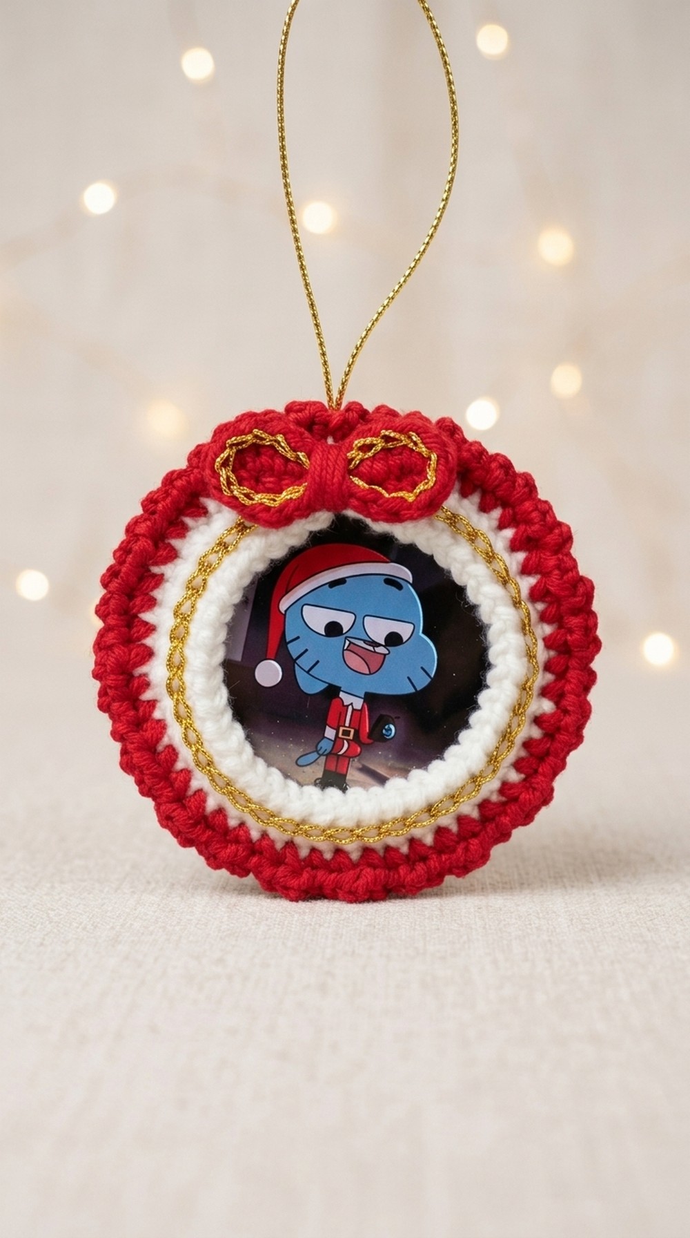 Crochet Christmas Wreath Photo Pattern 5