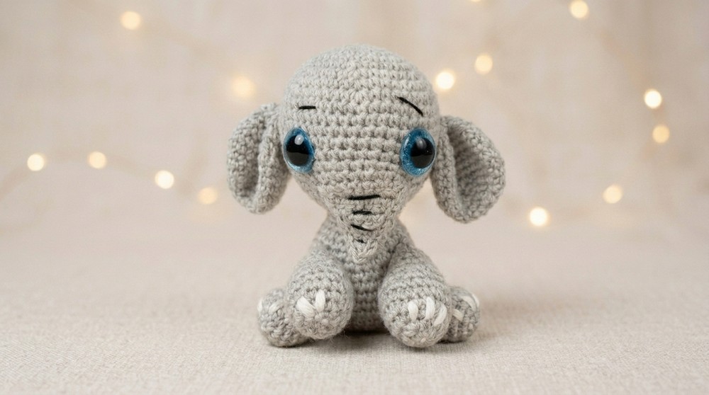 Crochet Elephant Amigrumi Pattern 4