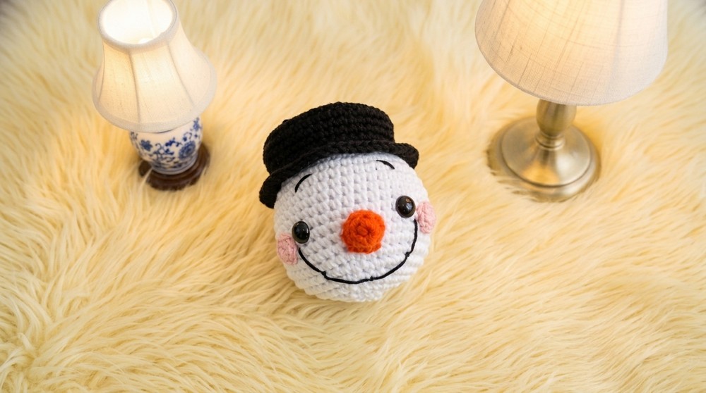 Crochet Snowman Amigurumi Pattern 4