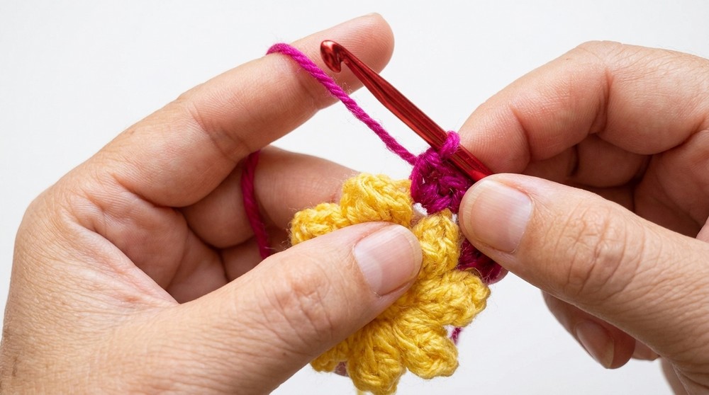 Crochet Granny Square Pattern 2