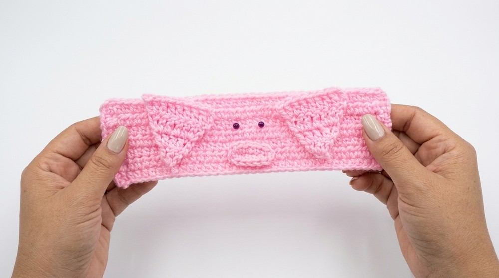 Crochet Pig Cup Cozy Pattern 3