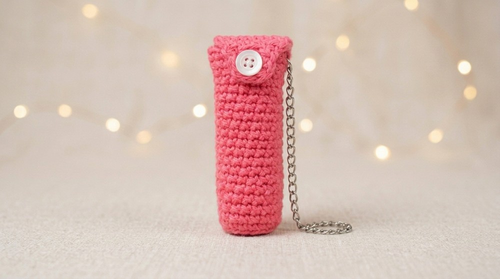 Crochet Lipstick Holder Pattern 4