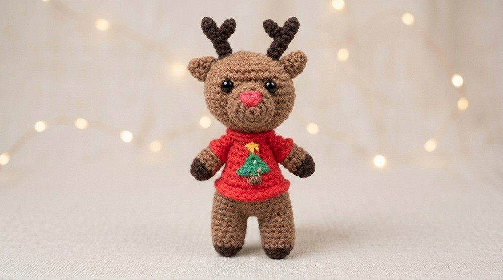 Crochet Reindeer Amigurumi Pattern 4