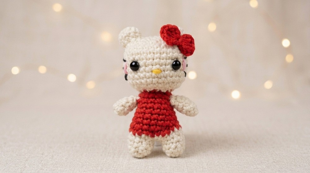 Crochet Hello Kitty Pattern 4
