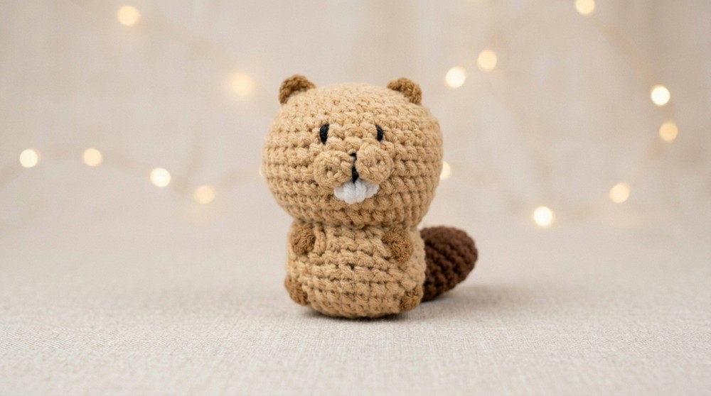 Crochet Chubby Beaver Patern 4